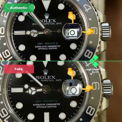 real vs fake rolex gmt master ii|Rolex Gmt Master II pepsi.